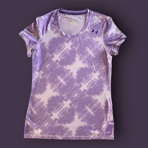 Under Armour Purple Tie-Dye Heat Gear Women’s Top